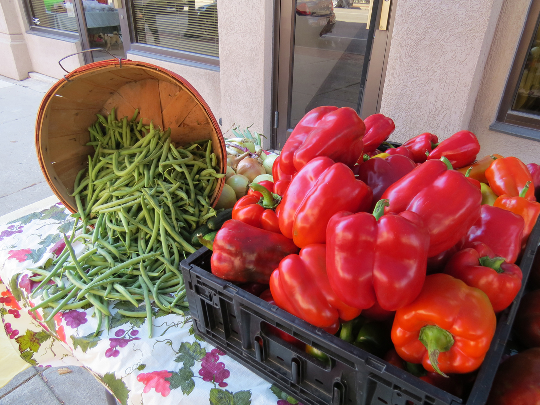 Vegetables at the farmers market