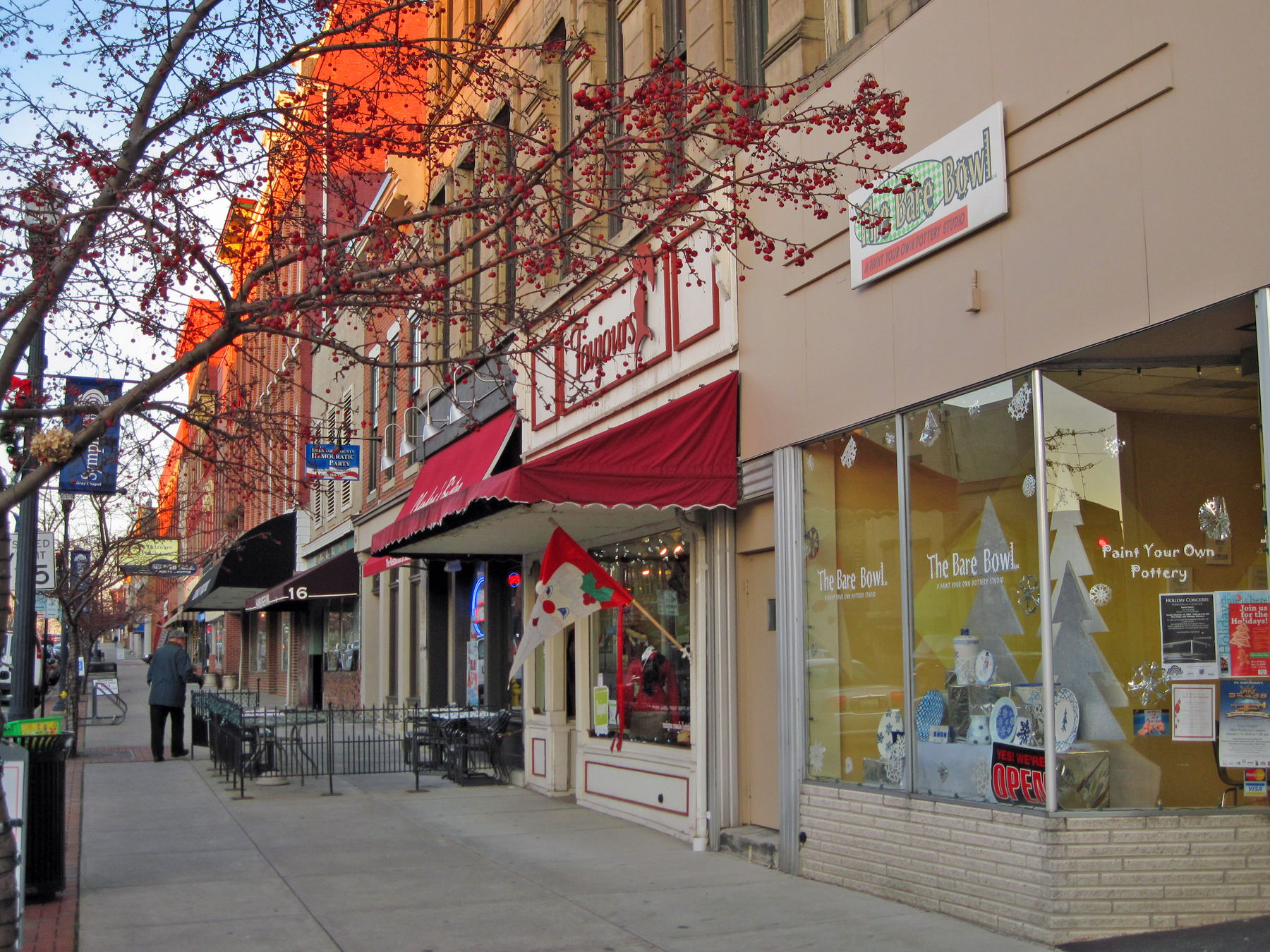 Sandusky Street shops in downtown delaware